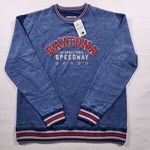 Nascar Daytona Fleece Pullover Sweatshirt Sweater Crewneck Unisex Adult XL